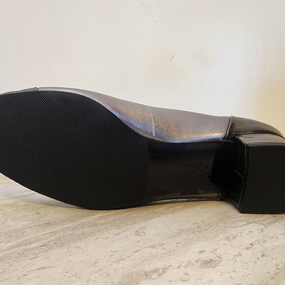 Trotters Daisy Pump Women's Shoes Taupe/ Pewter Size US 8.5 Block Heel - Picture 8 of 11